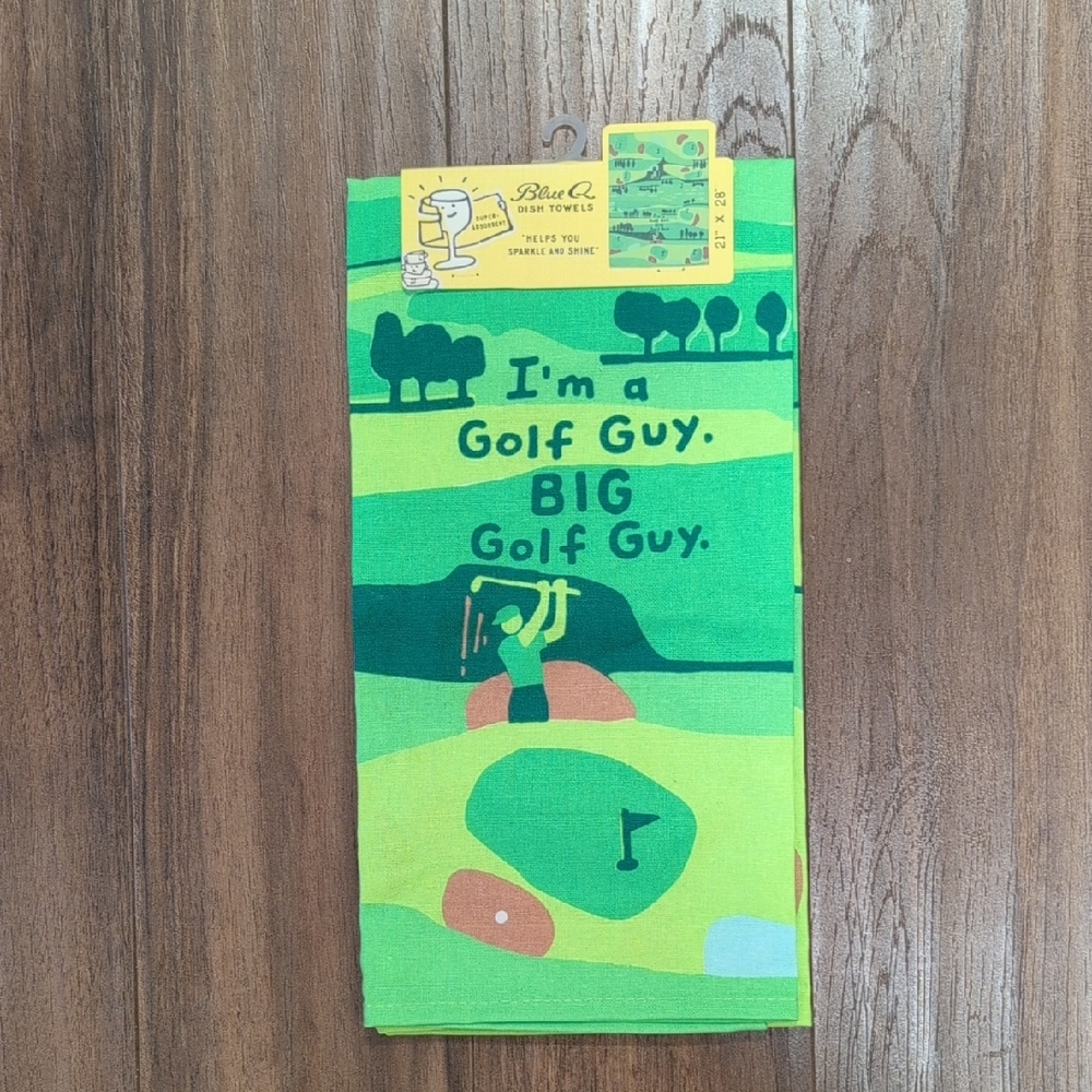 Blue Q Golf Guy Dish Towel